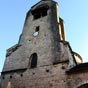 Clocher roman de l'église Sainte-Croix à Oloron-Sainte-Marie.